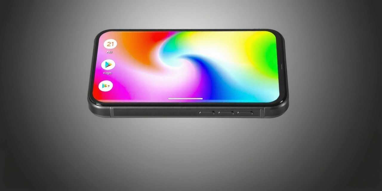 Mobile game development illustration