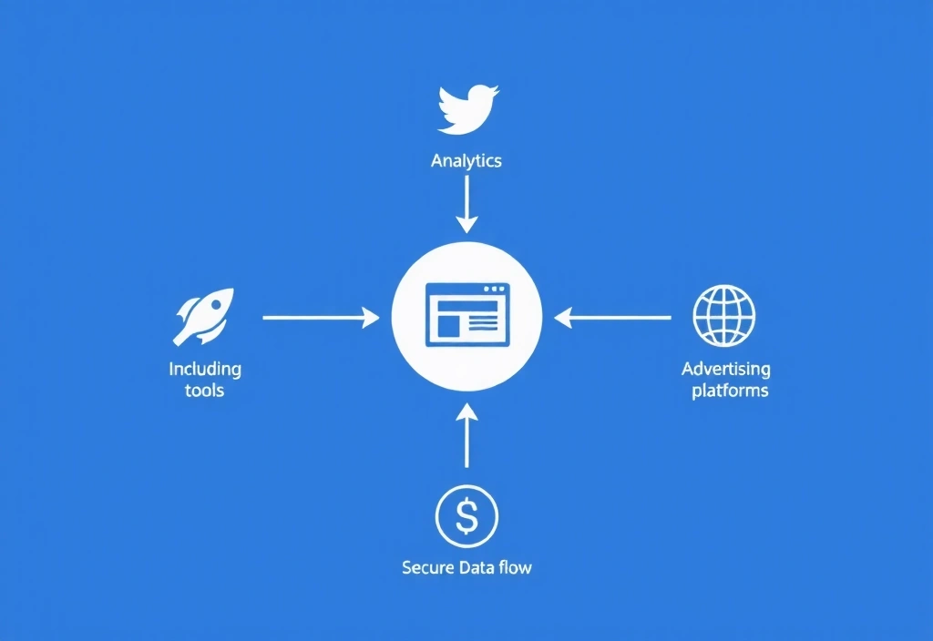 Third-party integrations and data sharing visualization