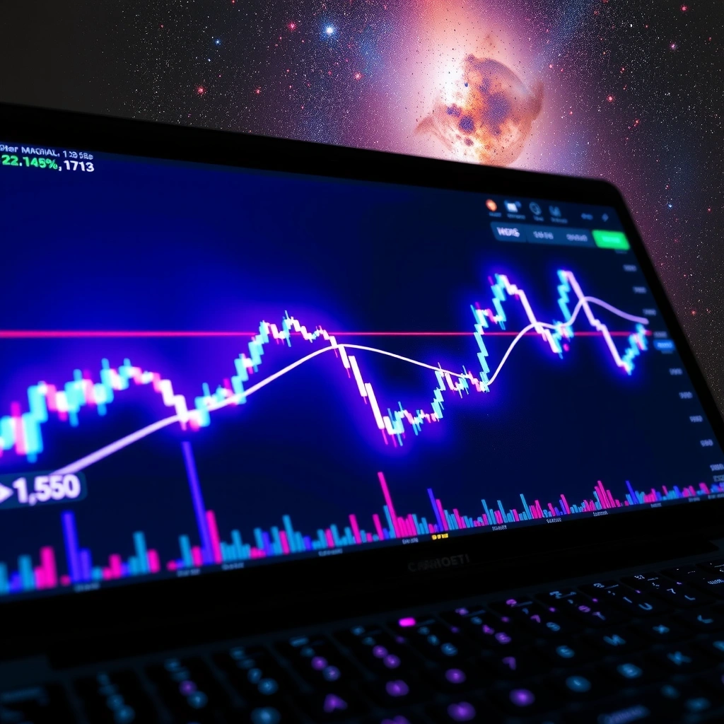 Cosmic Trading simulation interface